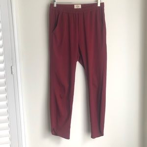 Marine Layer size Small Cabernet Pull On Allison Pants